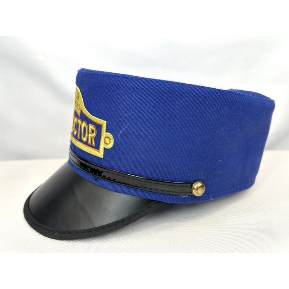 The Polar Express Train Conductor Youth Hat Cap Christmas Holiday Size L - Picture 2 of 11